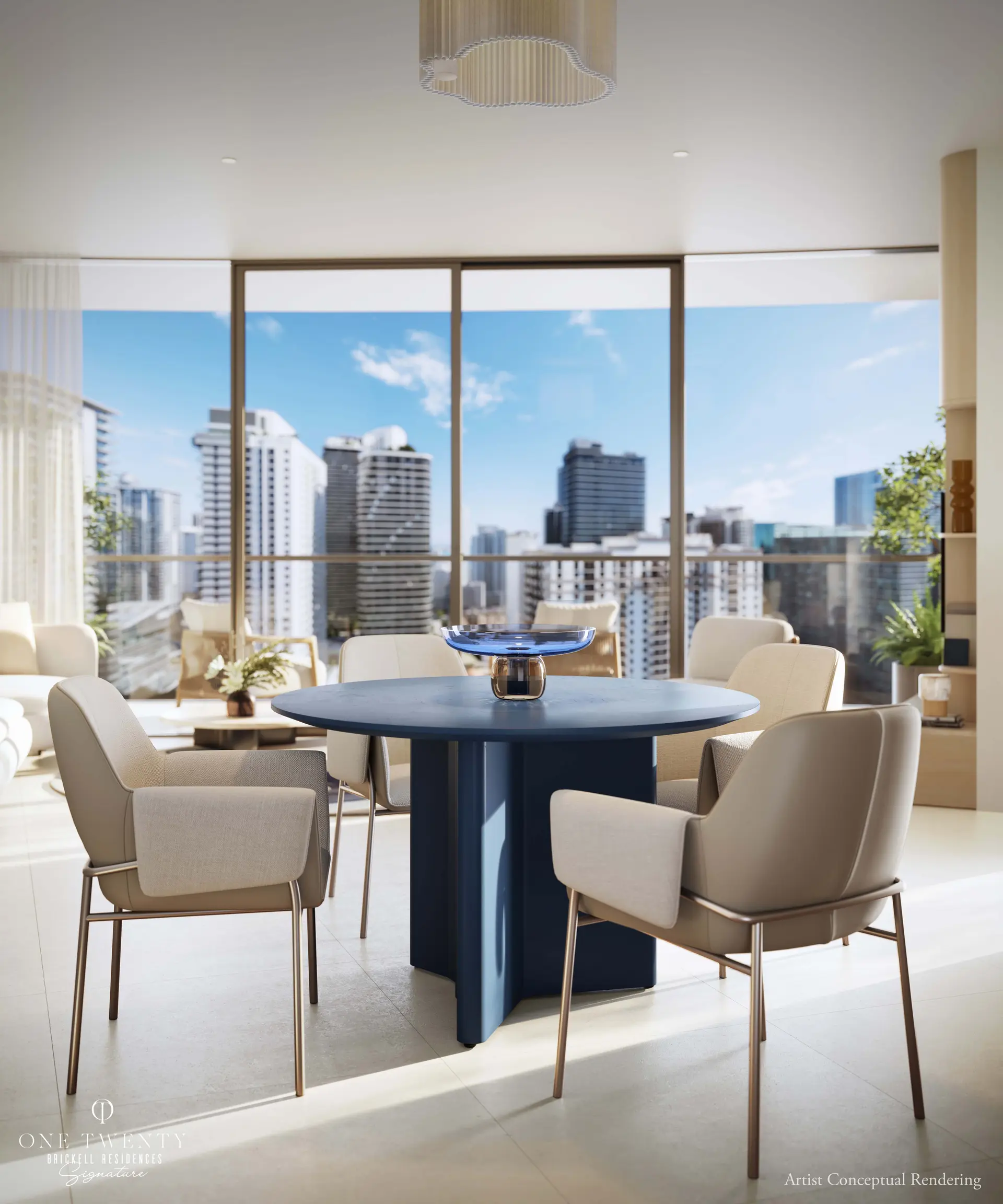 Living Room at One Twenty Signature